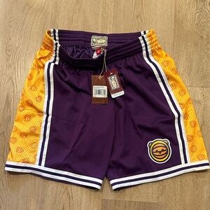 BRAND NEW Mitchell&Ness Ozuna x Lakers Shorts Size SMALL